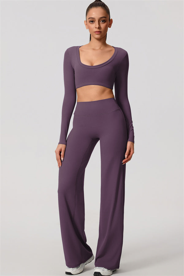 The Nestle Long Sleeve Crop Top