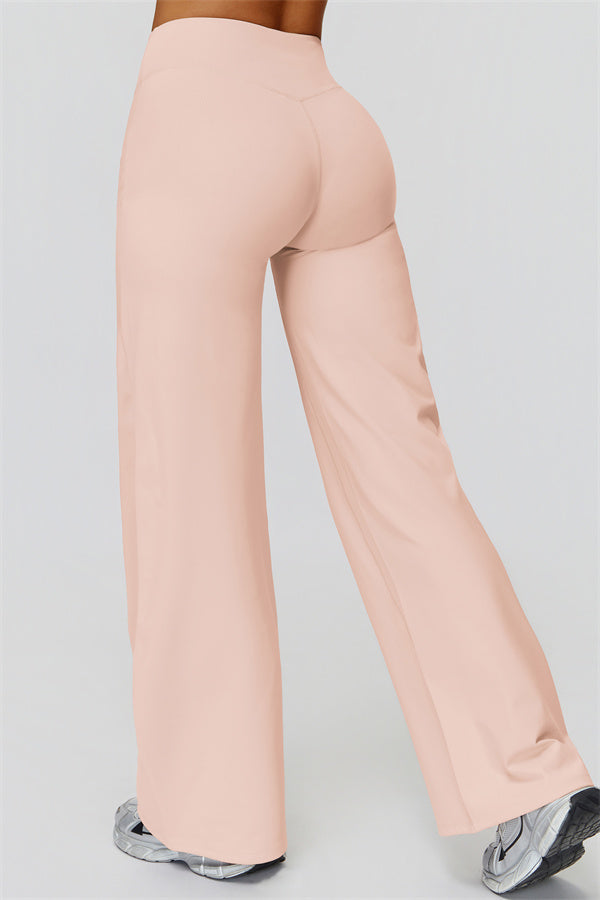 The FemmeFit Zip Jacket Straight Leg Pants 2-Piece Set
