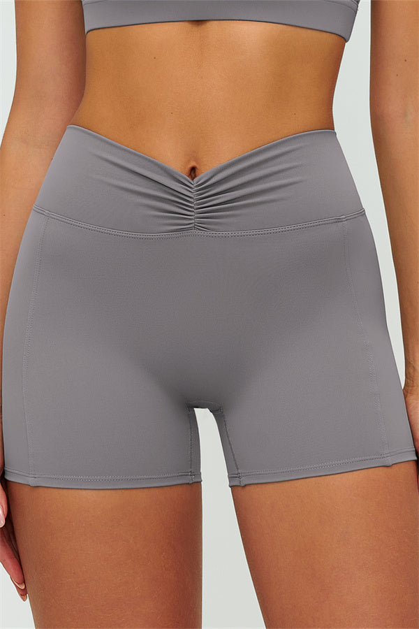 The Lushness V-Back Sports Bra Shorts 2-Piece Set
