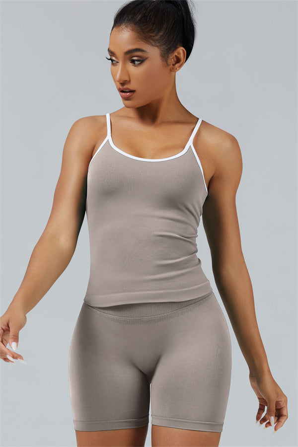The Elevate New Crop Top Shorts 2-Piece Set