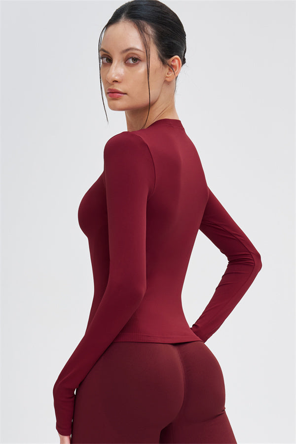The Whim Long Sleeve T-shirt Shorts 2-Piece Set