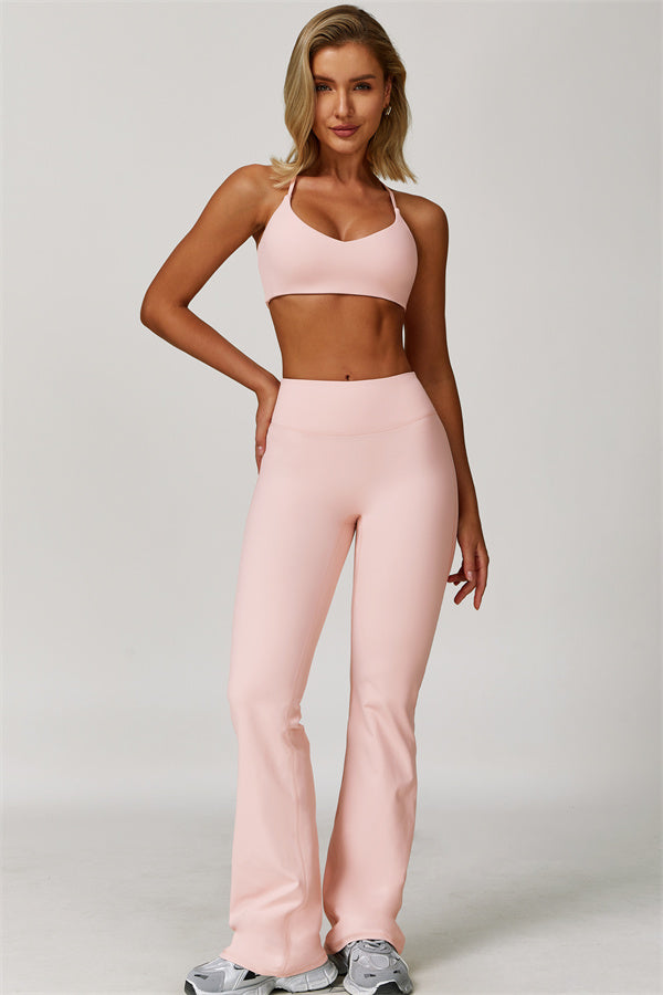 The Refresh Sports Bra Flared Leggings 2-Piece Set