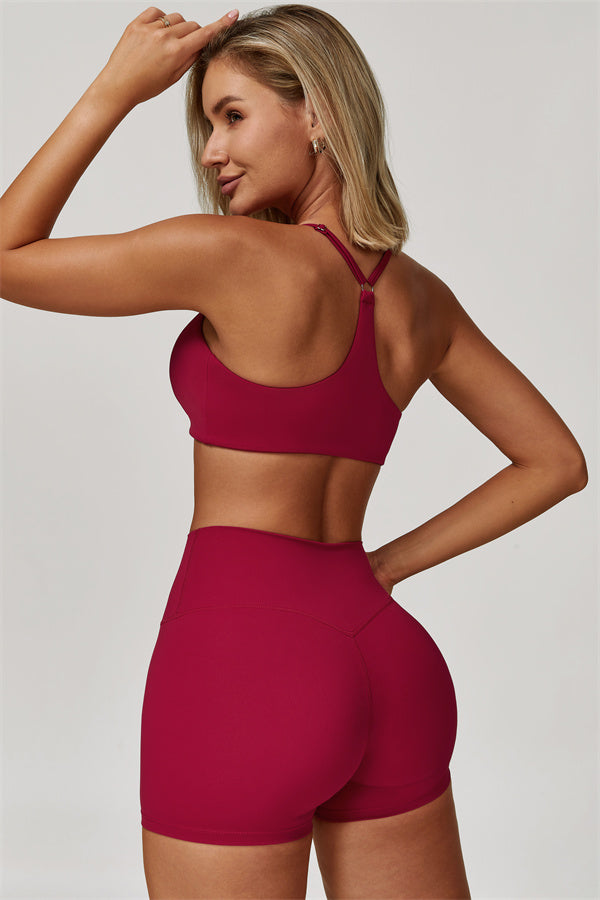 The Refresh Jacket Sports Bra Shorts 3-Piece Set