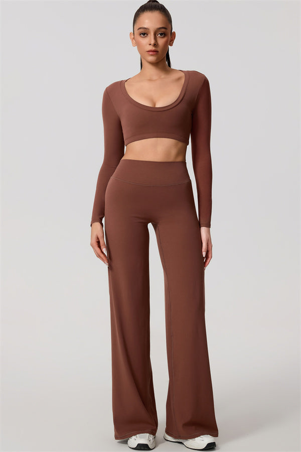The Nestle Long Sleeve Crop Top