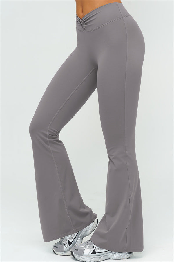 The Lushness Y-Back Sports Bra Flared Leggings 2-Piece Set