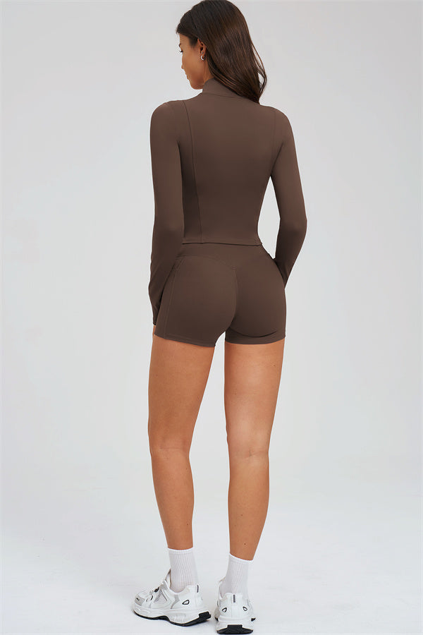 The Sizzle Zip Jacket Shorts 2-Piece Set
