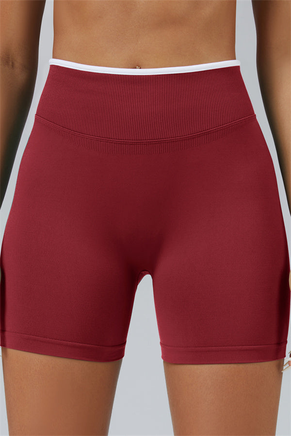 The Elevate Long Sleeve Crop top Shorts 2-Piece Set