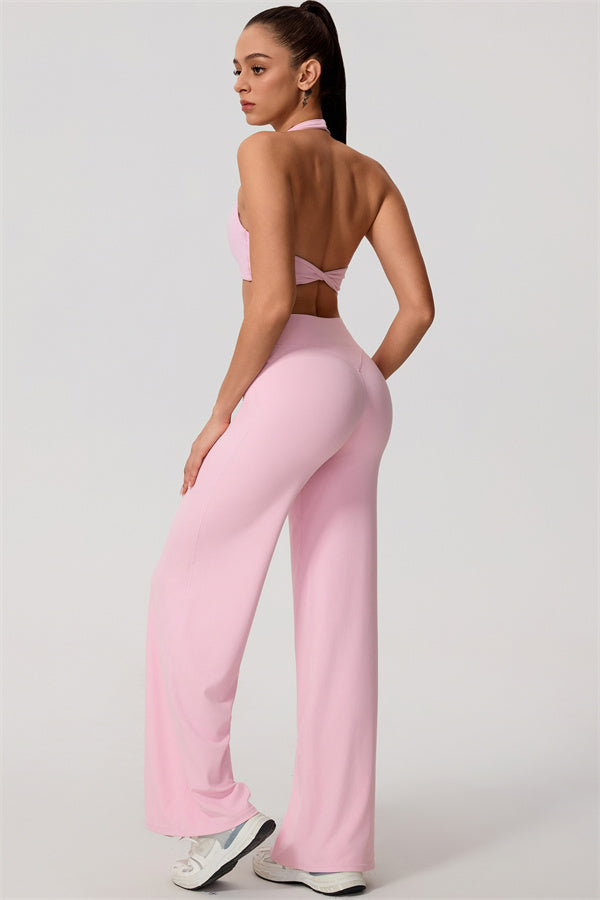 The Nestle Sports Bra Straight Leg Pants 2-Piece Set