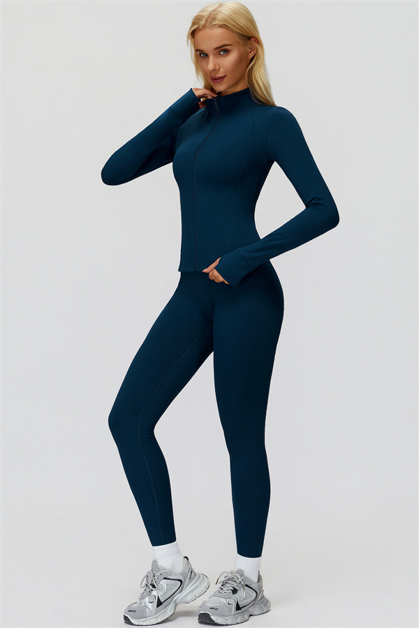 The FemmeFit Zip Jacket Leggings 2-Piece Set
