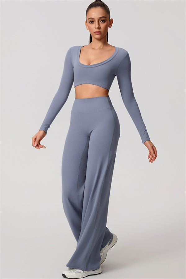 The Nestle Long Sleeve Crop Top