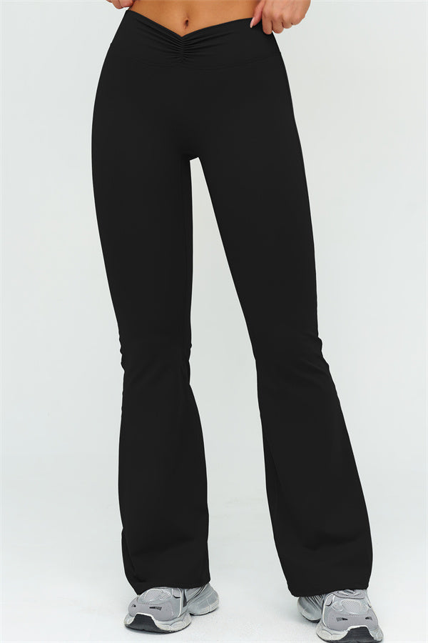 The Lushness Y-Back Sports Bra Flared Leggings 2-Piece Set