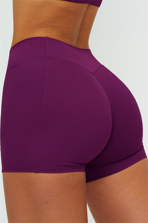 The Lushness Long Sleeve Crop top Shorts 2-Piece Set