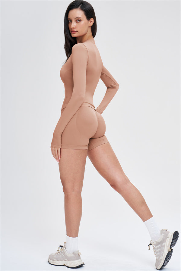 The Whim Long Sleeve T-shirt Shorts 2-Piece Set