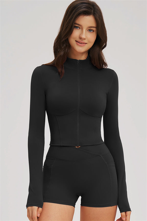 The Sizzle Zip Jacket Shorts 2-Piece Set