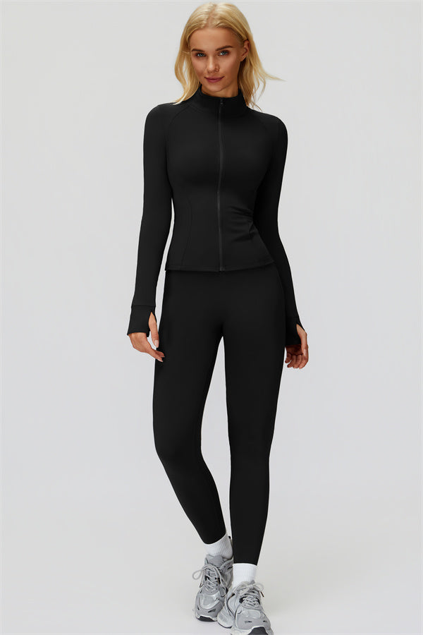 The FemmeFit Zip Jacket Leggings 2-Piece Set