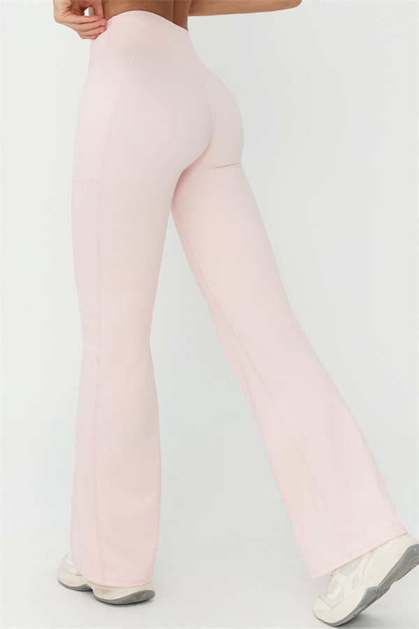 The BoldFit Crop Top Flared Leggings 2-Piece Set