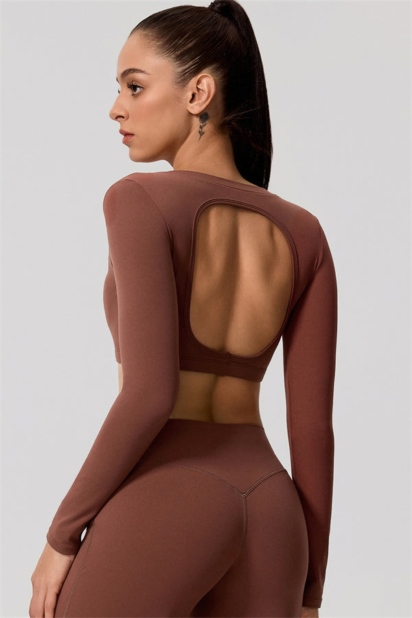 The Nestle Long Sleeve Crop Top