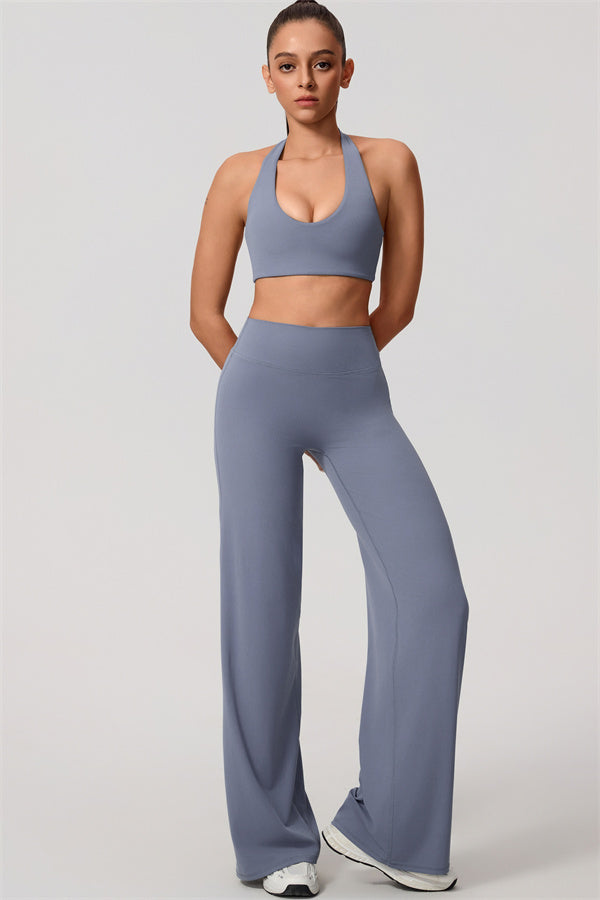 The Nestle Sports Bra Straight Leg Pants 2-Piece Set
