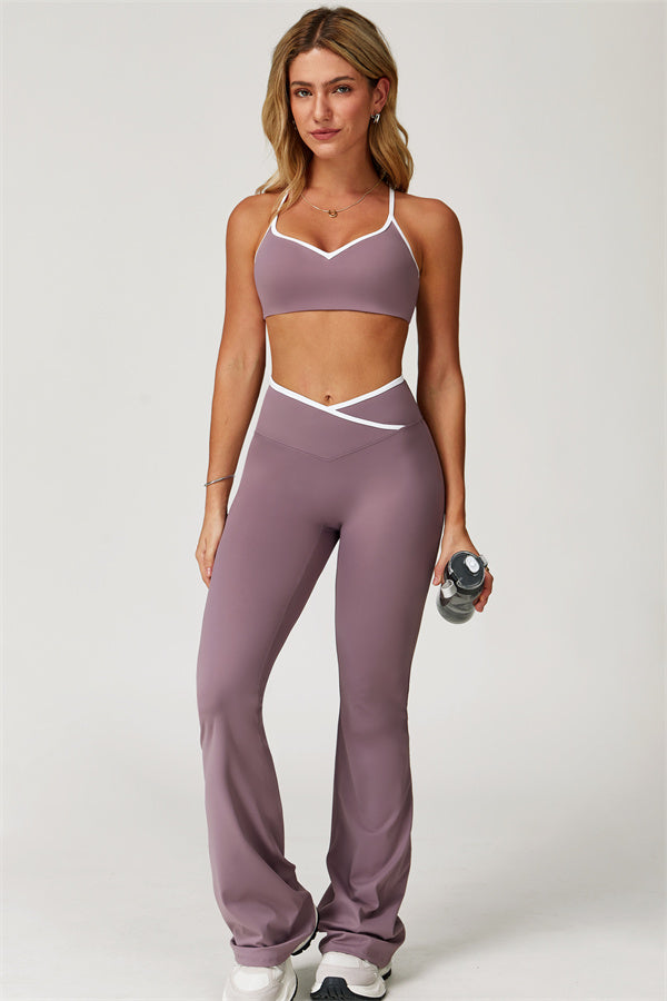 The Boost Sports Bra Flared Leggings 2-Piece Set