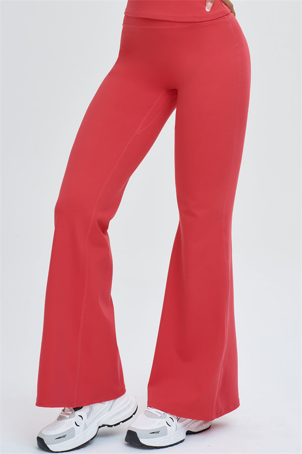 The Slate Cross Back Top Flared Leggings 2-Piece Set