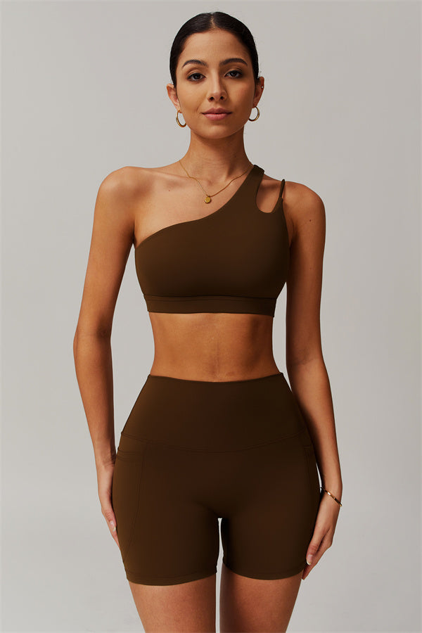 The Blissful Rose Sports Bra Shorts 2-Piece Set