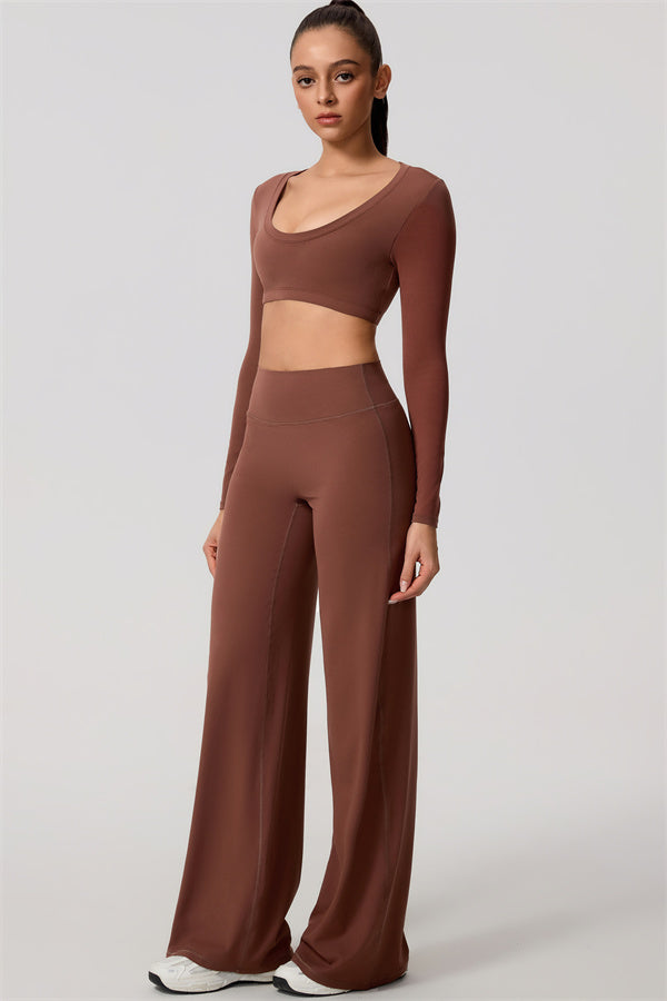The Nestle Long Sleeve Crop Top