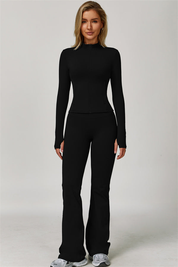 The Refresh Jacket Flared Leggings 2-Piece Set