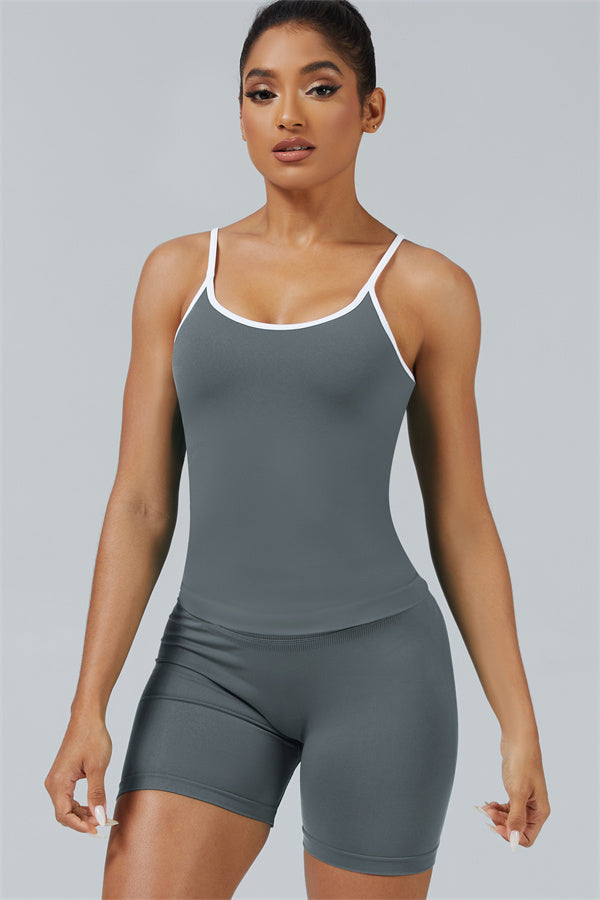 The Elevate Crop Top Shorts 2-Piece Set