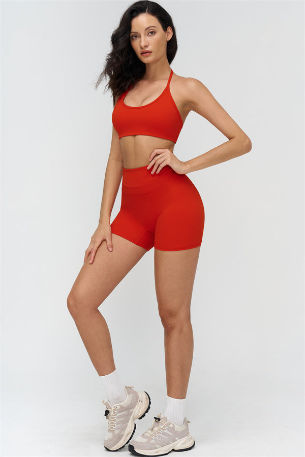 The Stride Halter Sports Bra