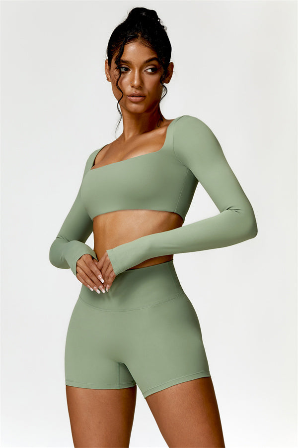 Olivia Crop Top Shorts 2-Piece Set