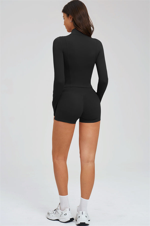 The Sizzle Zip Jacket Shorts 2-Piece Set