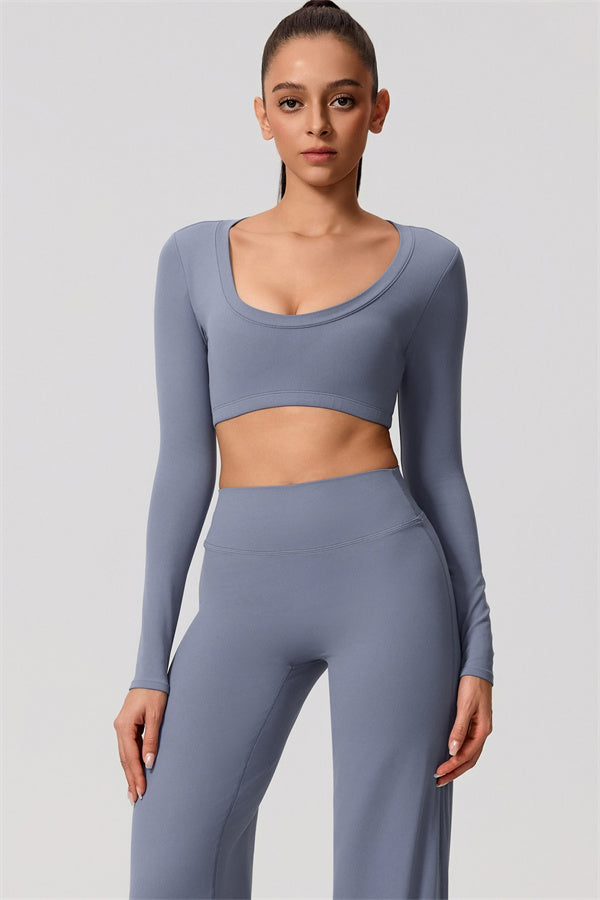 The Nestle Long Sleeve Crop Top