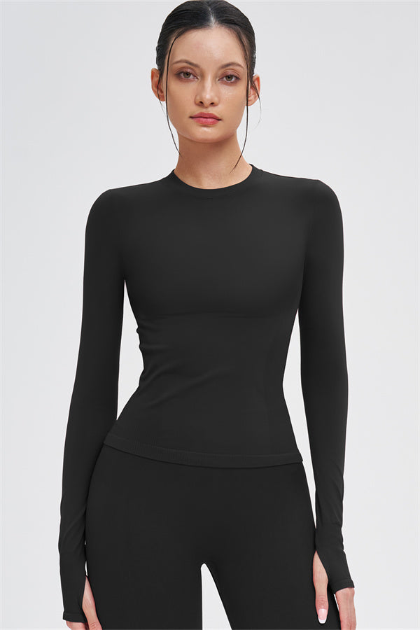 The Whim Long Sleeve T-shirt Shorts 2-Piece Set