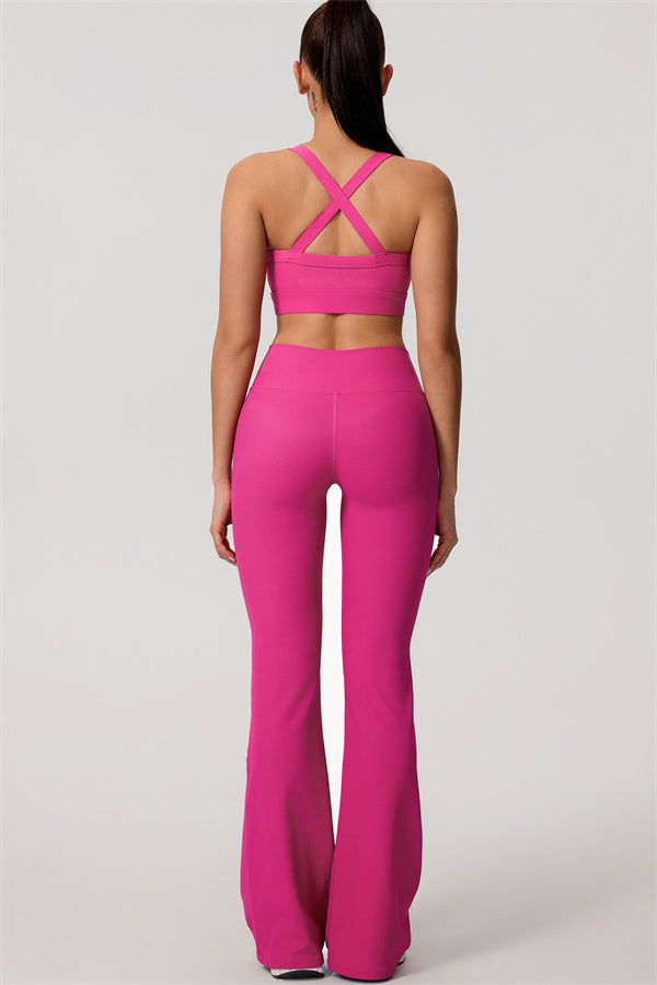 The Daze Sports Bra Flared Leggings 2-Piece Set