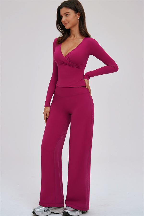 The Twirl Long Sleeve T-shirt New Straight Leg Pants 2-Piece Set