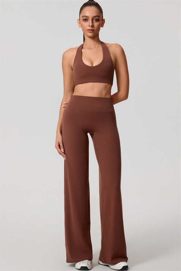 The Nestle Sports Bra Straight Leg Pants 2-Piece Set