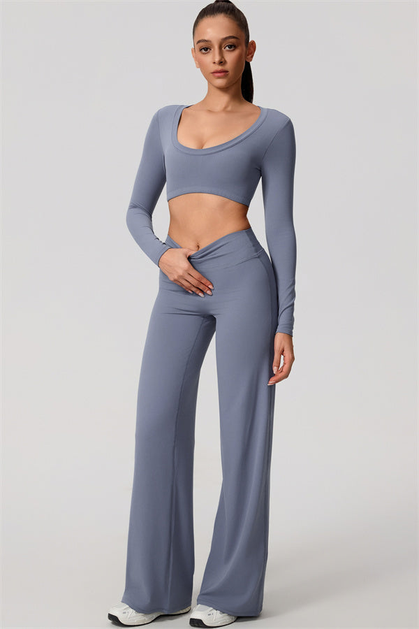 The Nestle Long Sleeve Crop Top