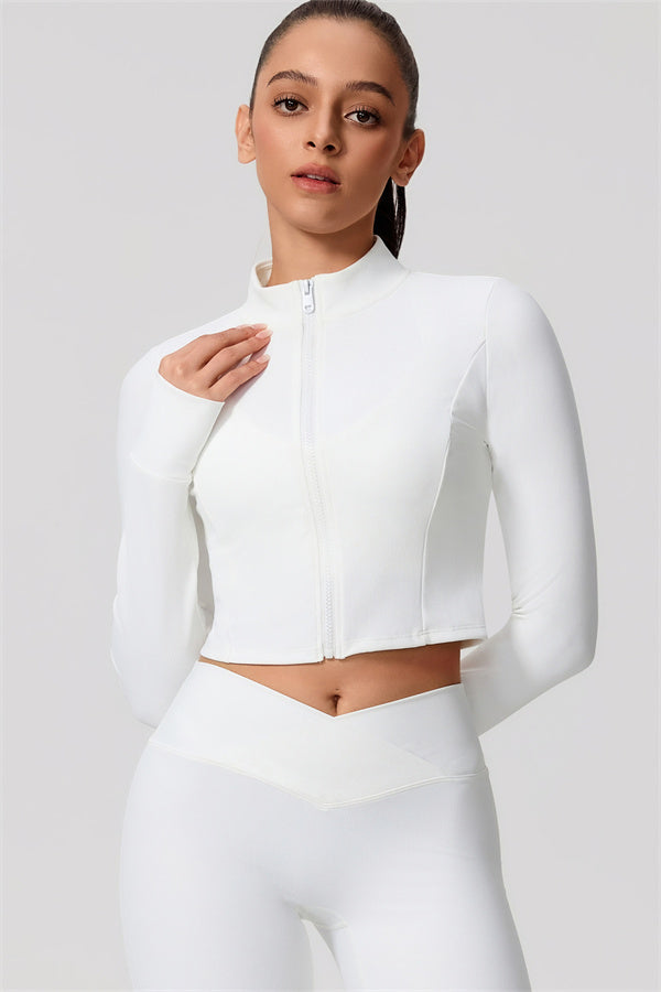 The Daze Zip Jacket Sports Bra Flared Leggings 3-Piece Set