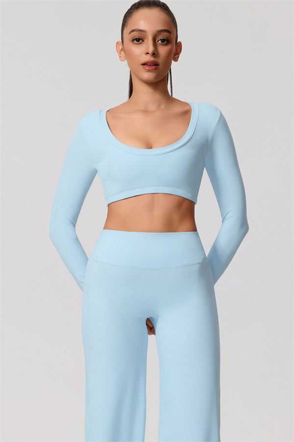 The Nestle Long Sleeve Crop Top