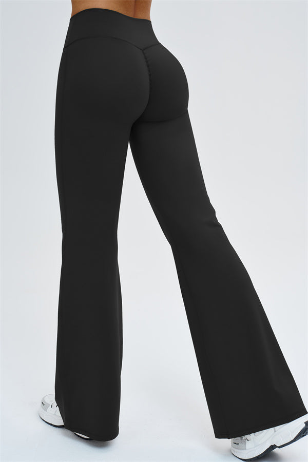 The Slate Y-Back Top Flared Leggings 2-Piece Set