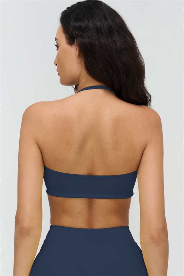 The Stride Halter Sports Bra