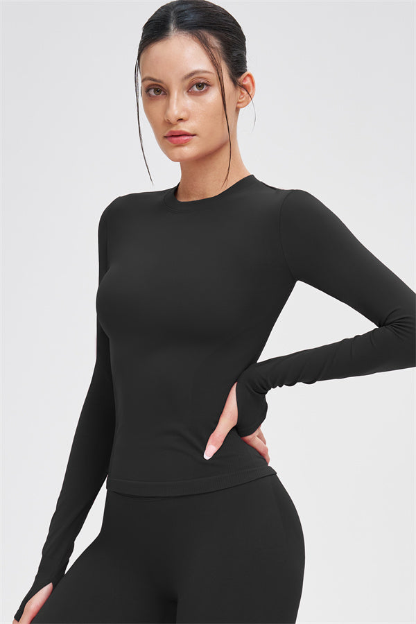The Whim Long Sleeve T-shirt Shorts 2-Piece Set