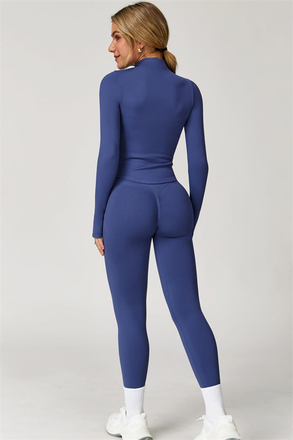 The Delight Jacket Sports Bra Leggings 3-Piece Set