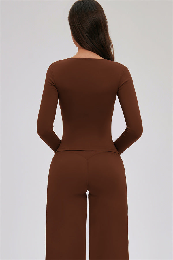 The Twirl Long Sleeve T-shirt New Straight Leg Pants 2-Piece Set
