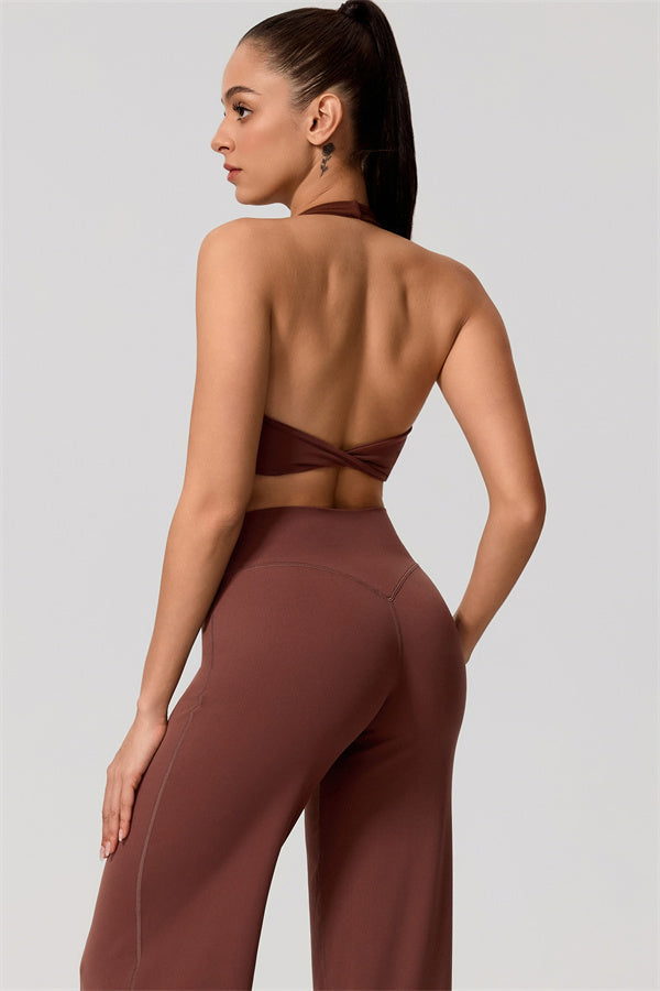 The Nestle Sports Bra Straight Leg Pants 2-Piece Set