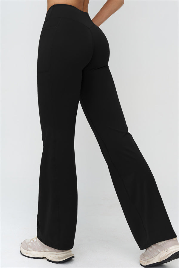 The BoldFit Crop Top Flared Leggings 2-Piece Set