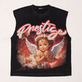 Rhinestone Angel Sleeveless Tee