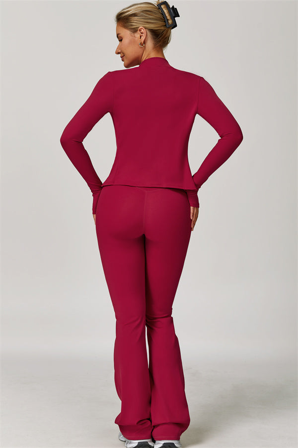 The Refresh Jacket Flared Leggings 2-Piece Set