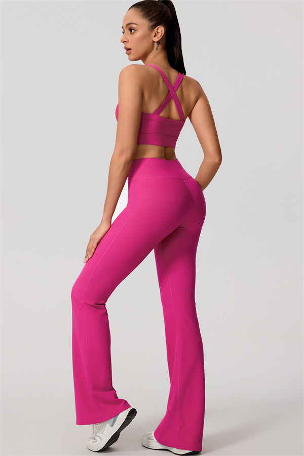 The Daze Sports Bra Flared Leggings 2-Piece Set