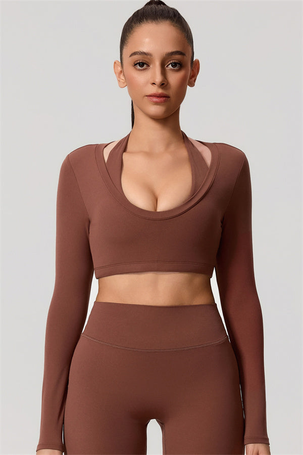 The Nestle Long Sleeve Crop Top